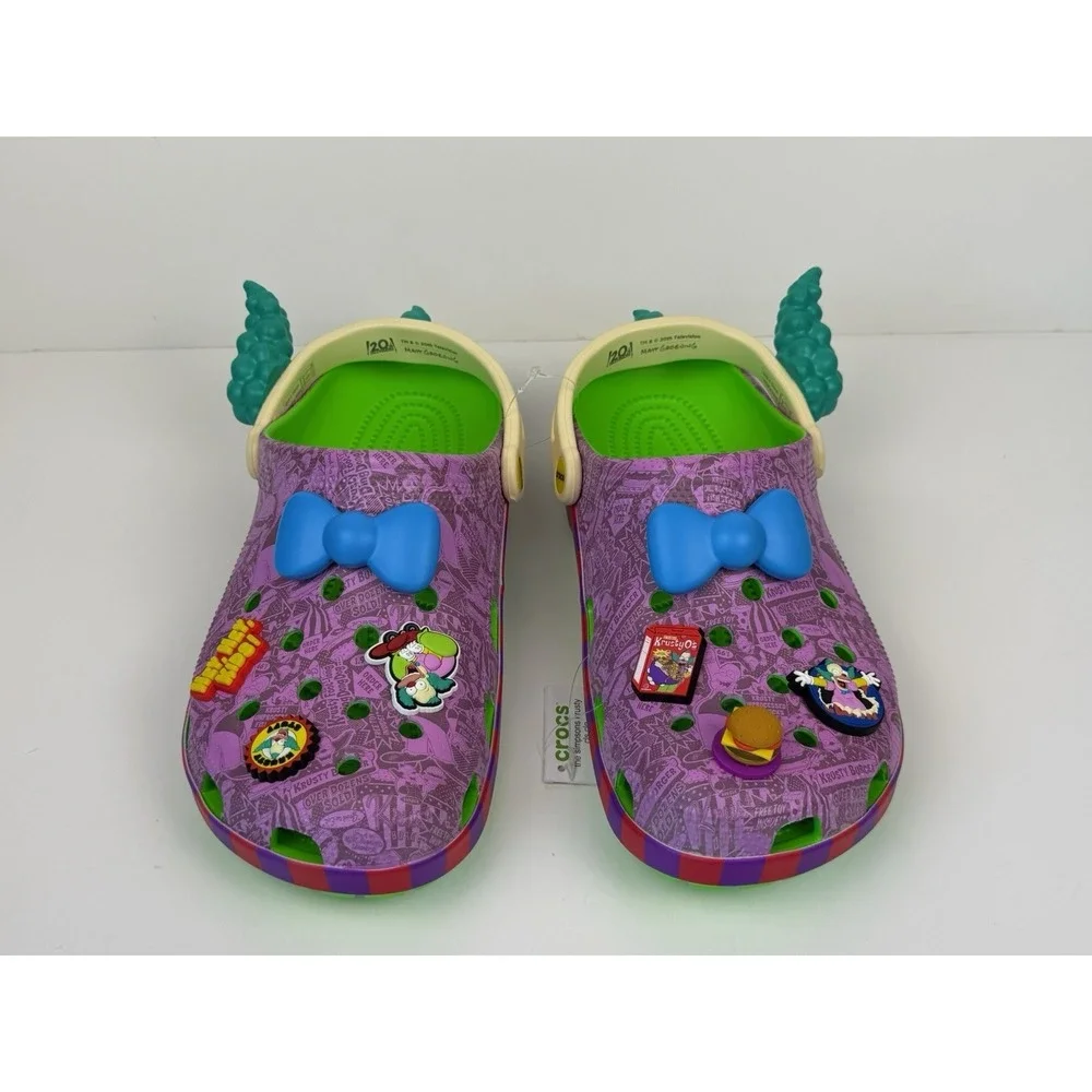 Crocs Classic Clog Men's Size 9 The Simpsons Krusty the Clown‎ 211107-90H